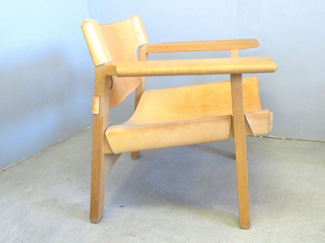 フレデリシア　モーエンセン　スパニッシュチェア　オーク材　本物　北欧　デンマーク