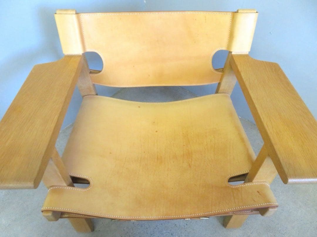 フレデリシア　モーエンセン　スパニッシュチェア　オーク材　本物　北欧　デンマーク