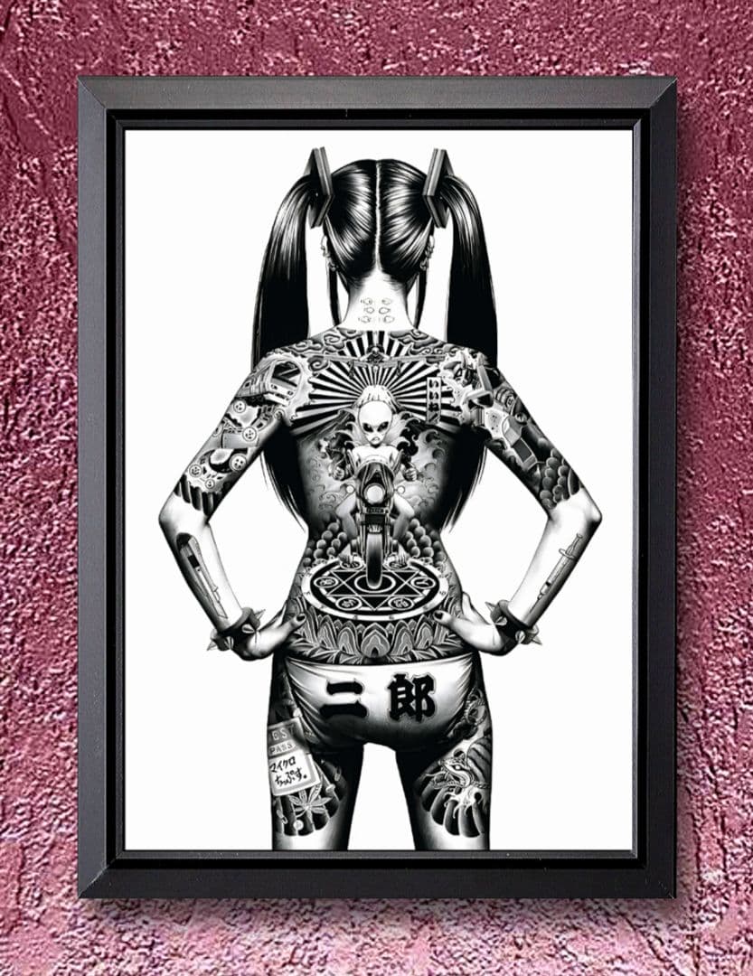 大友昇平 平成聖母 【A4サイズ写真ポスターフレーム付き４点セット】ポスター