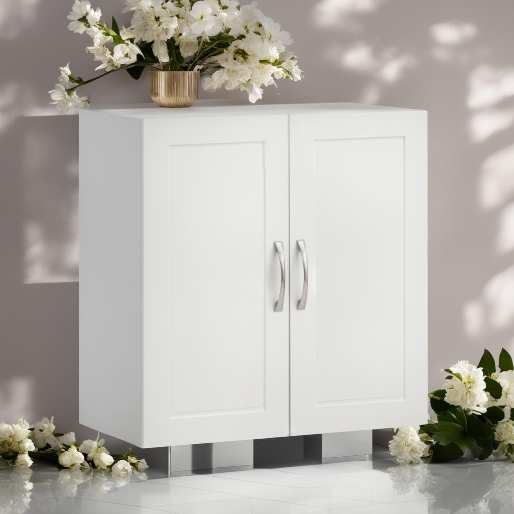 省スペース　 壁掛け式　吊り戸棚　北欧　収納