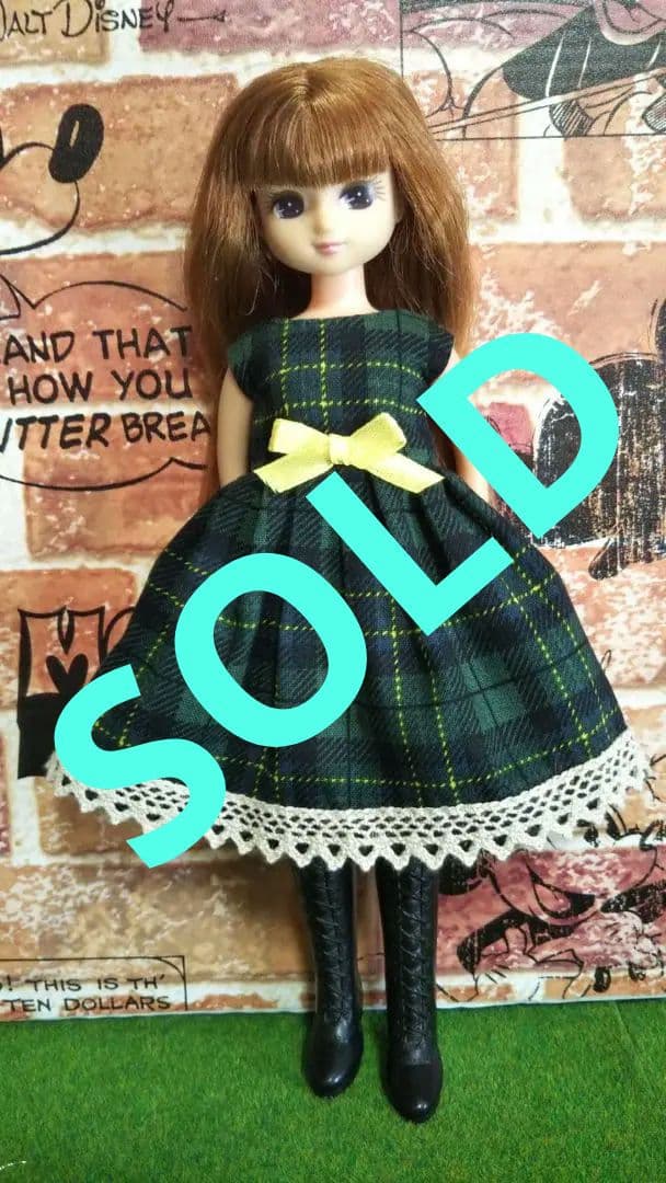 リカちゃん服 人形 洋服 ハンドメイド 2582