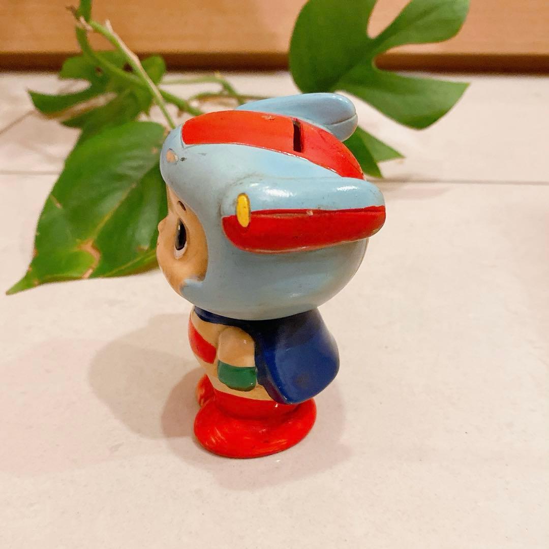 昭和レトロ　農協のすーぱーくん　ソフビ　貯金箱　希少品　1体
