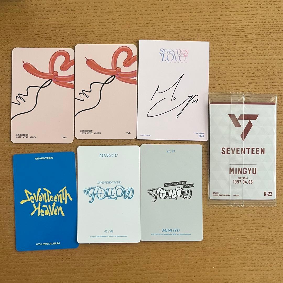 まとめ売り】ミンギュ SEVENTEEN トレカ - メルカリ