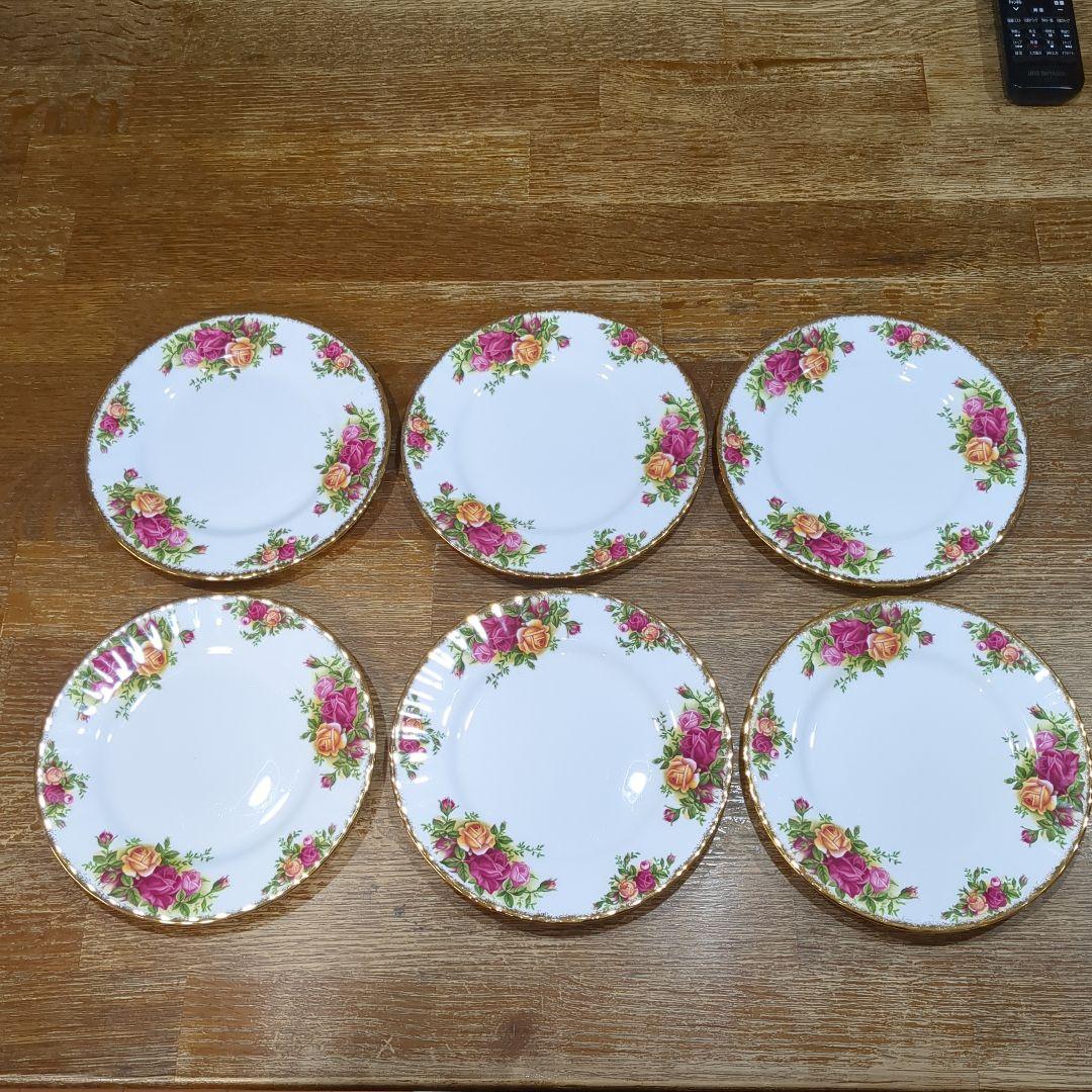 ロイヤルアルバート プレート　小皿　オールドカントリーローズ
