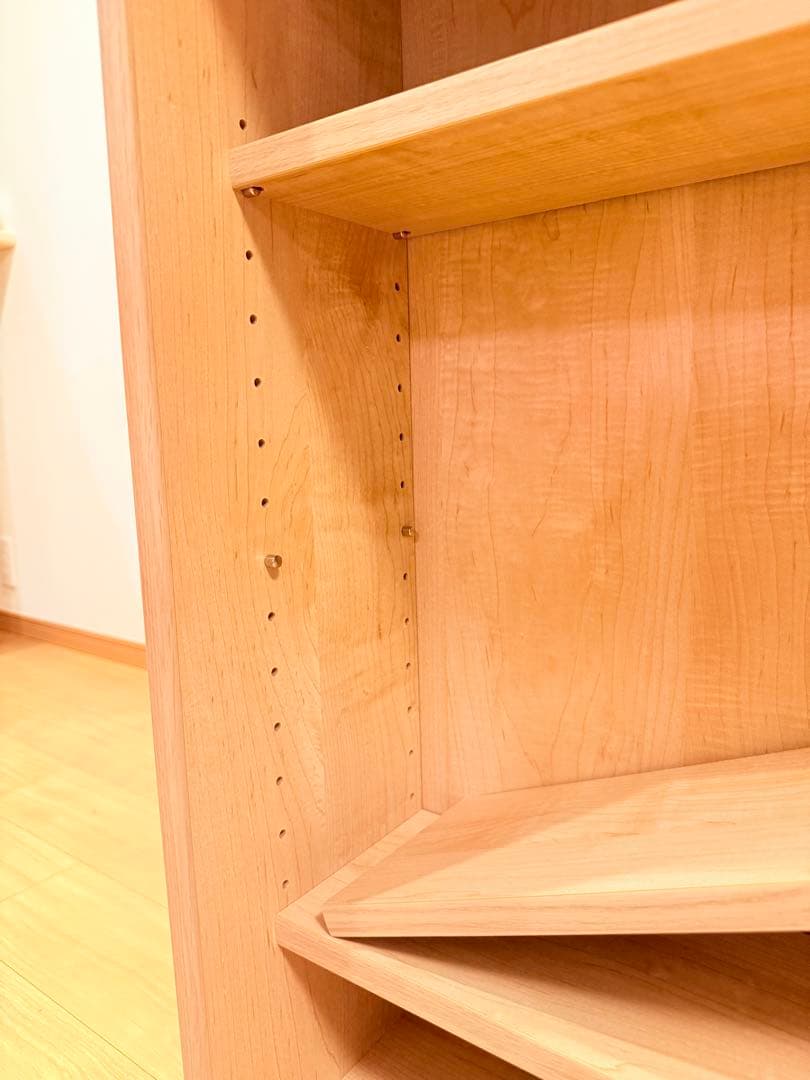 狭いカウンター下にも収納できるキャビネット 2扉付き