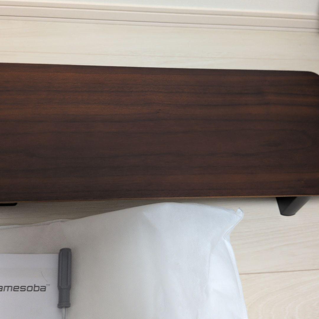 amesoba デスクシェルフ ブラウン