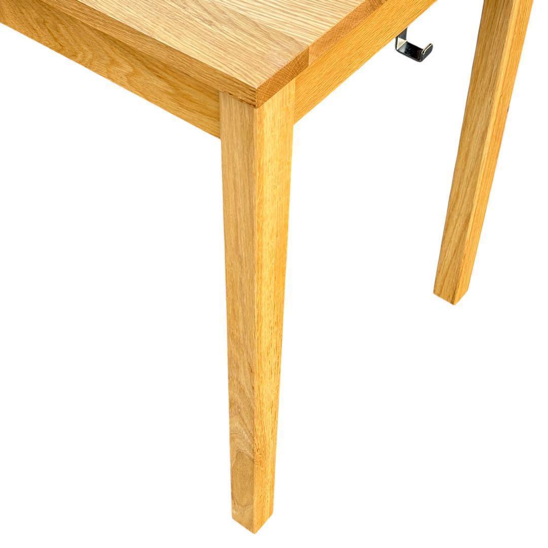 無印良品 無垢材デスク 引出付 オーク材 廃盤 W110