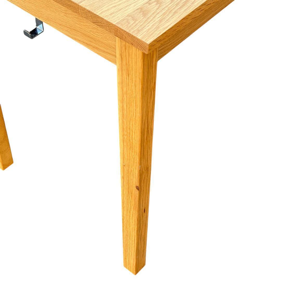 無印良品 無垢材デスク 引出付 オーク材 廃盤 W110