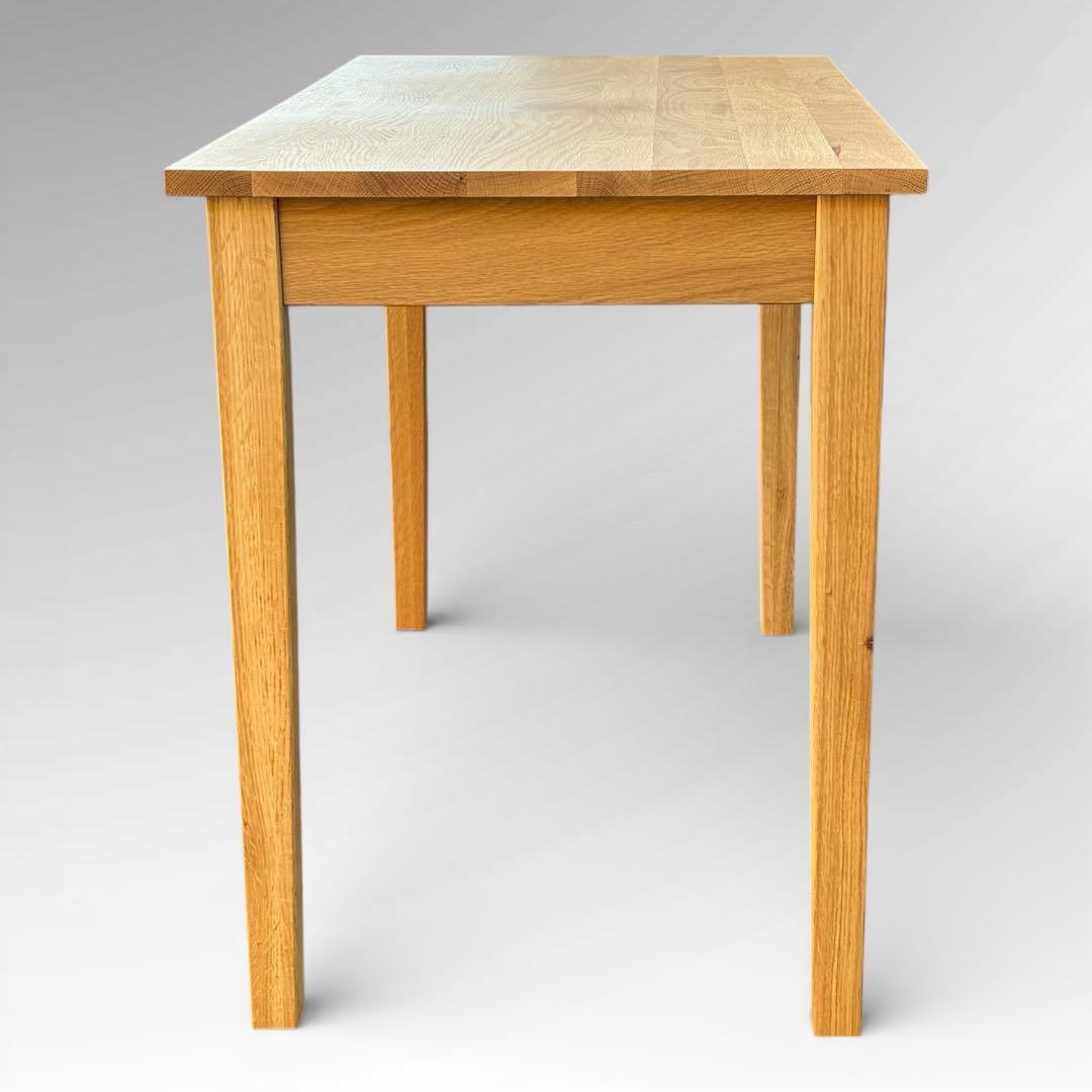 無印良品 無垢材デスク 引出付 オーク材 廃盤 W110