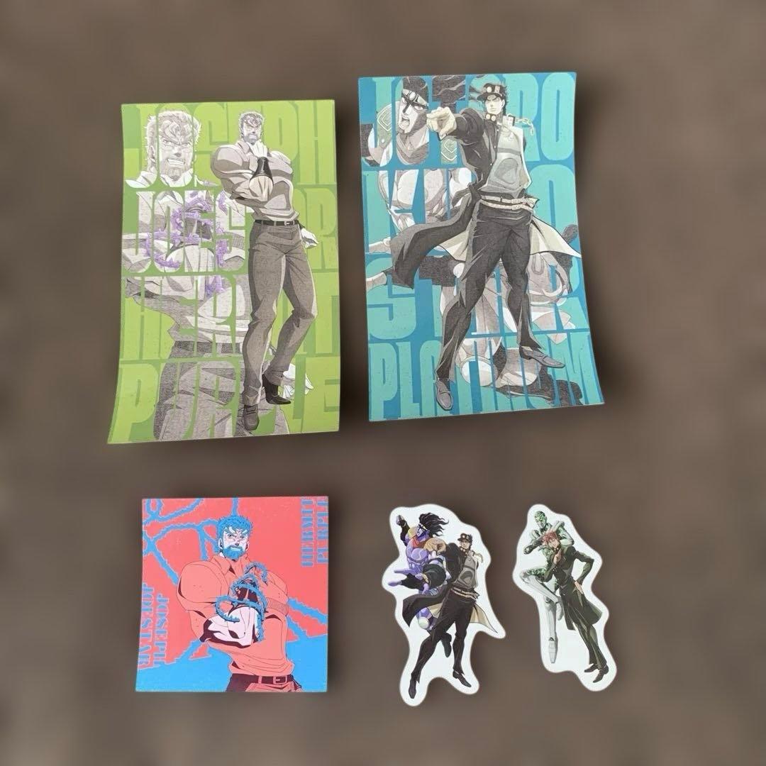 スシロー ジョジョ コラボ プレート 全4種 コンプセット ステッカー