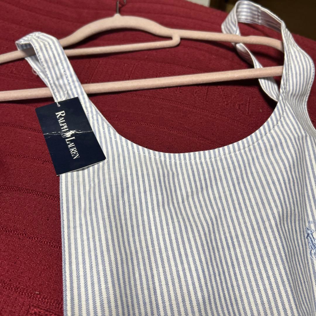 Ralph Lauren ストライプ フリルエプロン