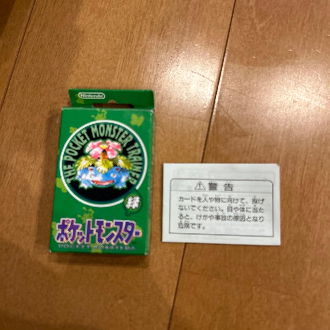 激レア‼️ポケモン トランプ 初代 赤 緑 緑の一枚欠品❗️ - メルカリ