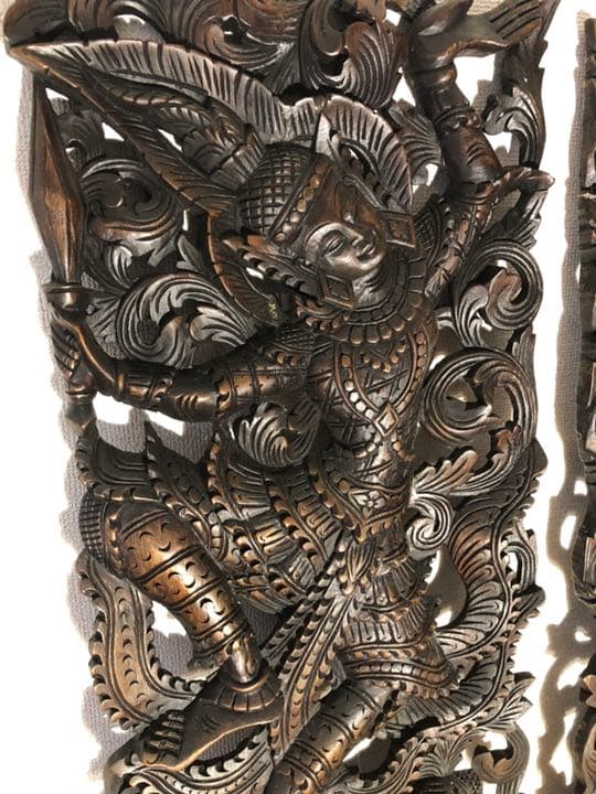 タイのインテリア オブジェ 置物 壁掛け⑤