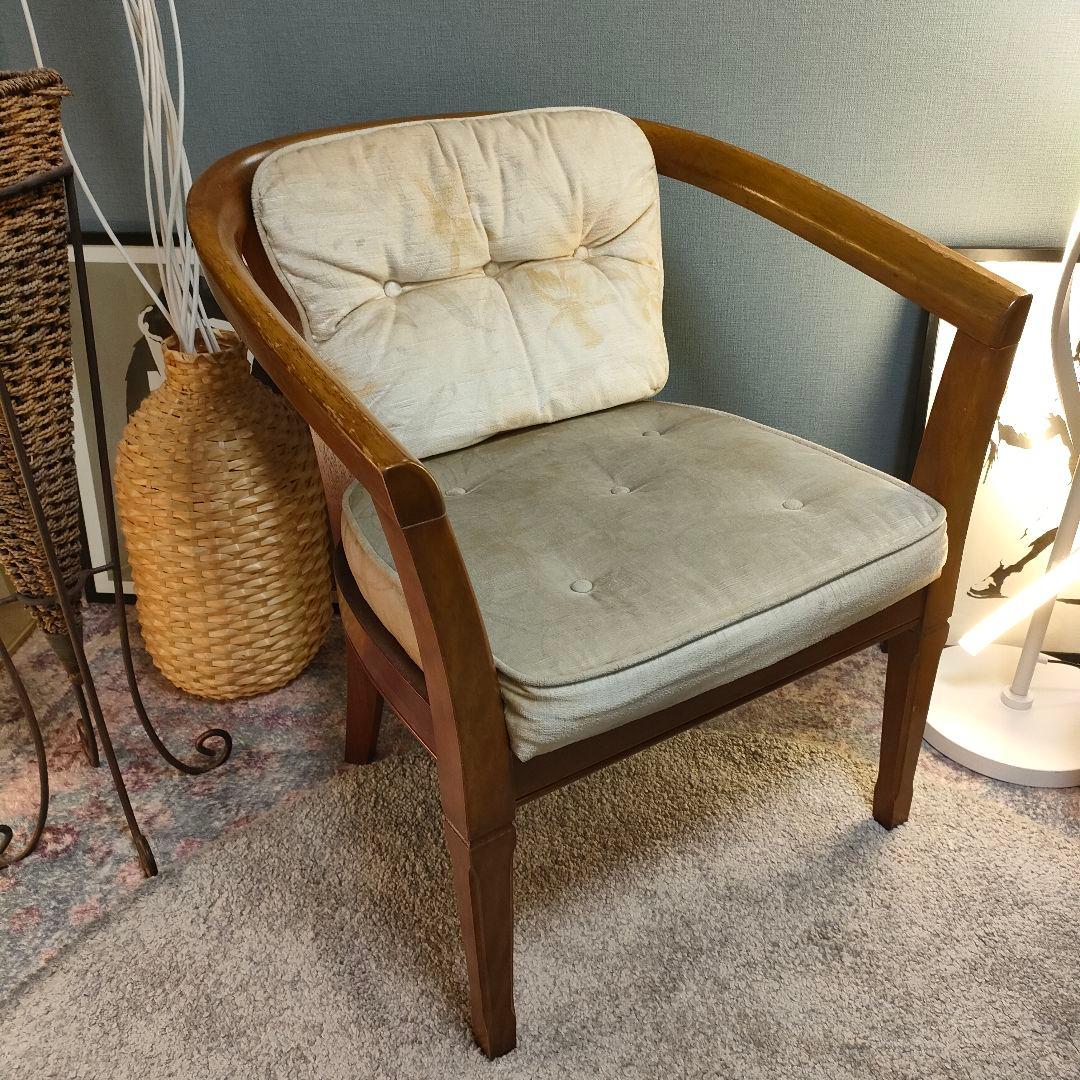 【マルニ木工】ラタンバック アームチェア 曲木椅子 昭和レトロ／ヴィンテージ