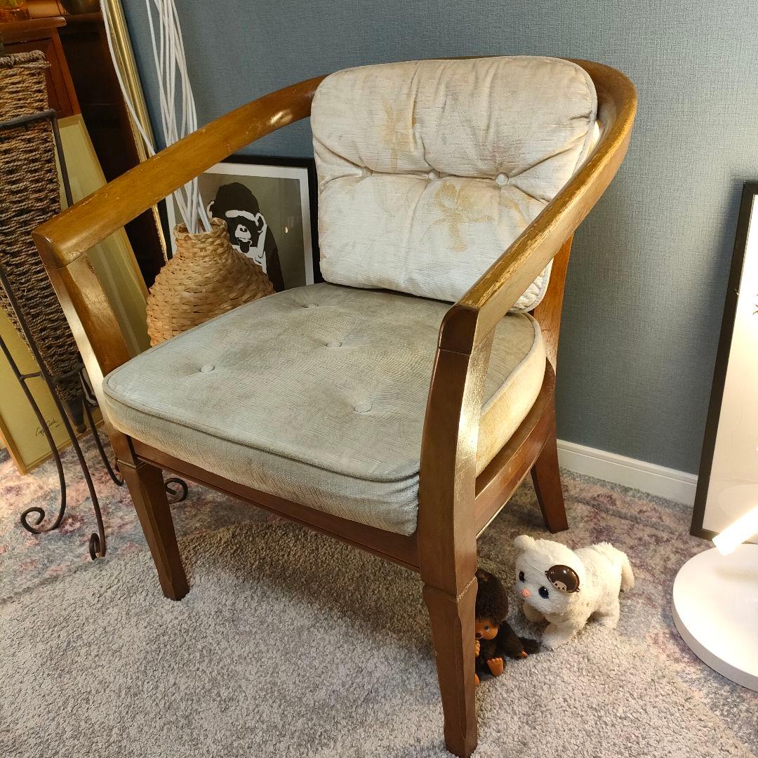 【マルニ木工】ラタンバック アームチェア 曲木椅子 昭和レトロ／ヴィンテージ