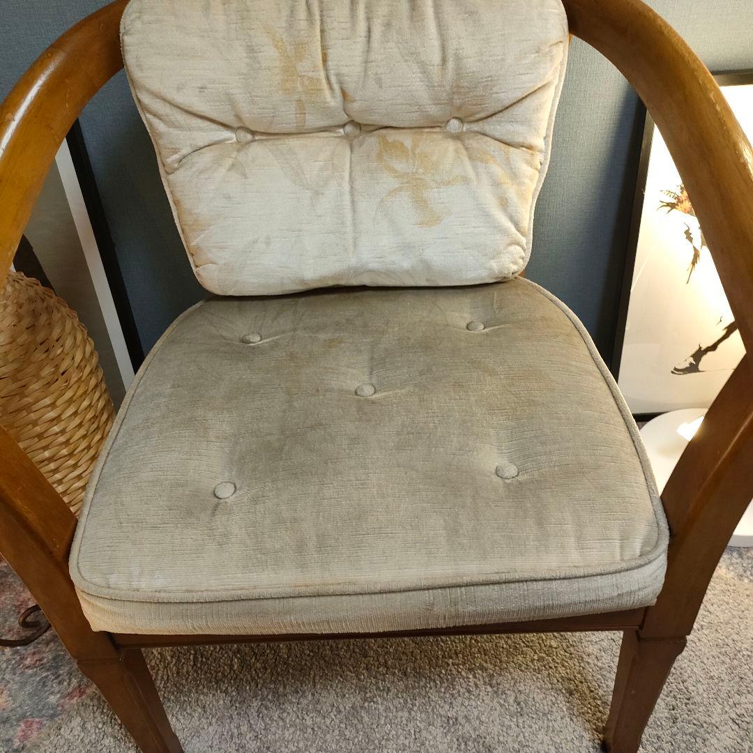 【マルニ木工】ラタンバック アームチェア 曲木椅子 昭和レトロ／ヴィンテージ