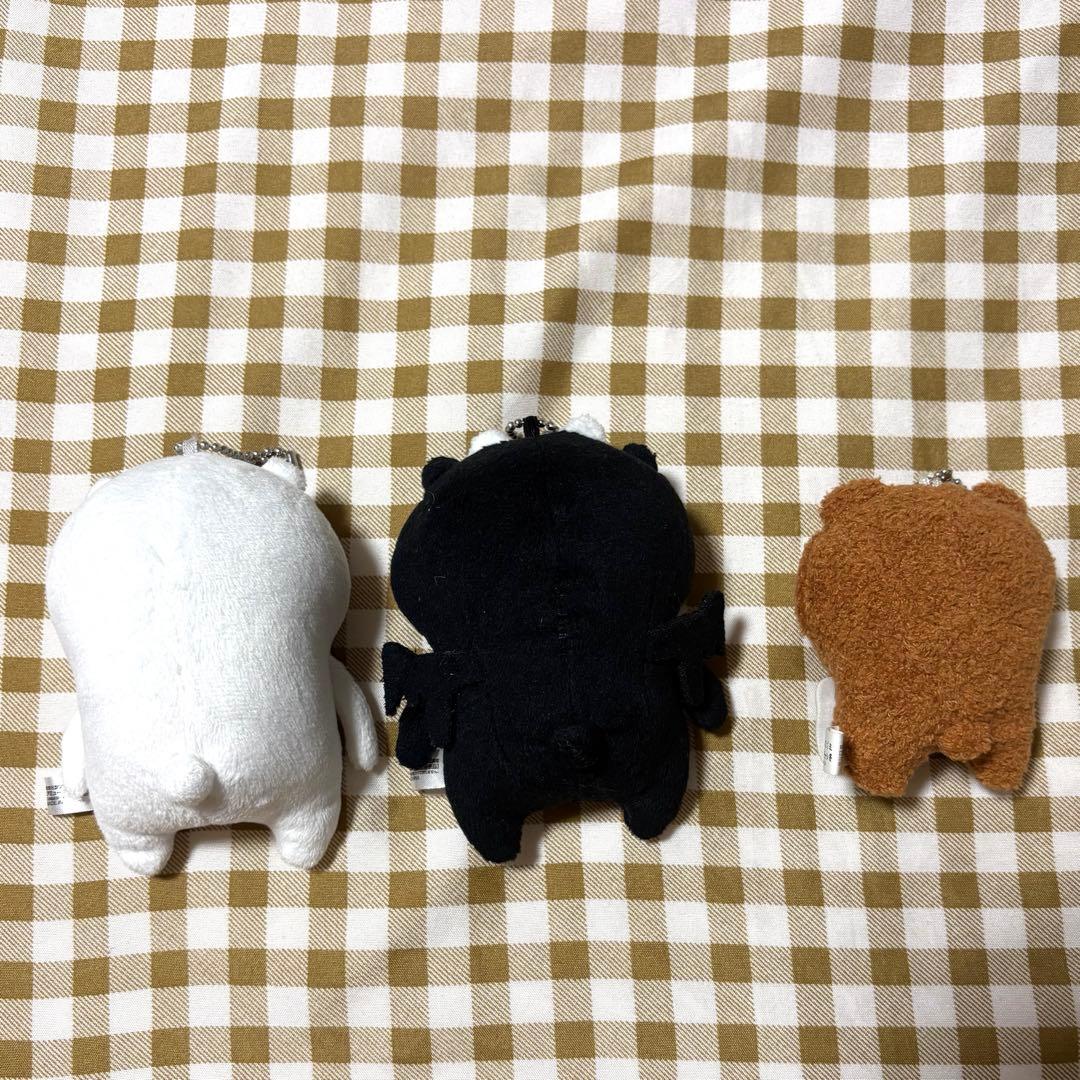 ウ*メ様 自分ツッコミくま　マスコットキーチェーン冬