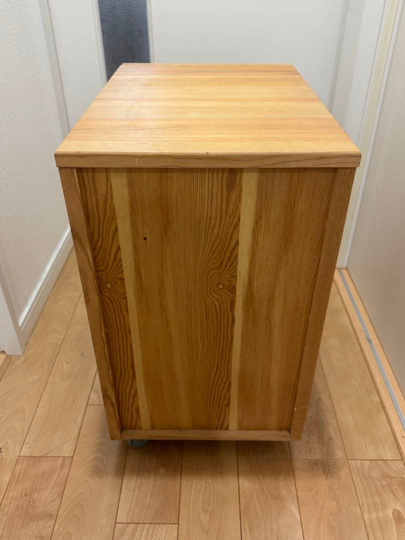 無印　デスクキャビネット　キャスター付