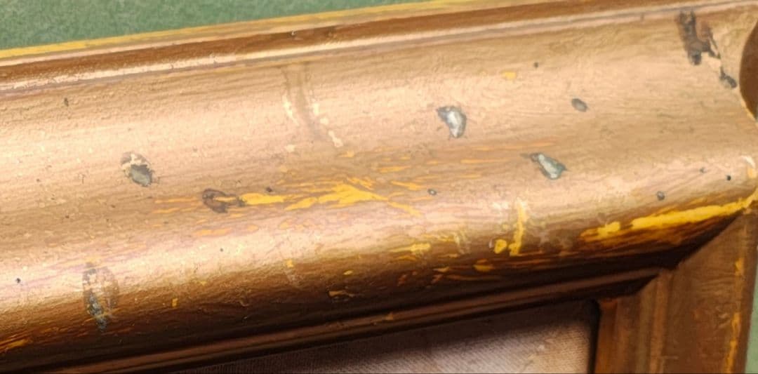 【送料込】F50号 油彩額 総幅8.5cm 創元展 示現会 白日会 DIY素材