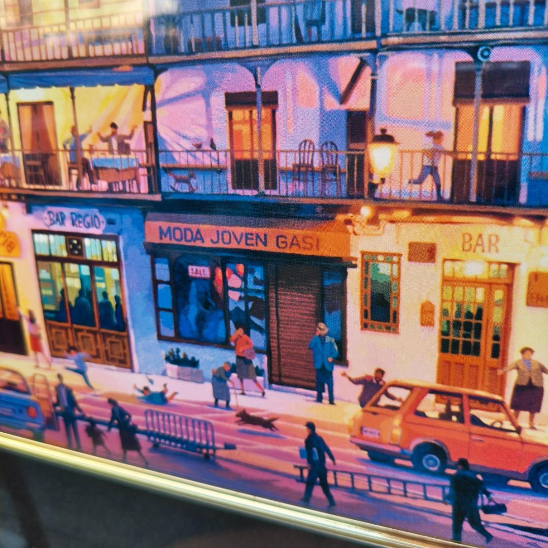 笹倉鉄平 マヨール広場 アートポスター - メルカリ