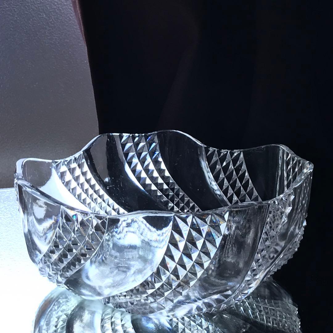 美しいオールドバカラBACCARATセルパンタンSERPENTINEサラダボウル