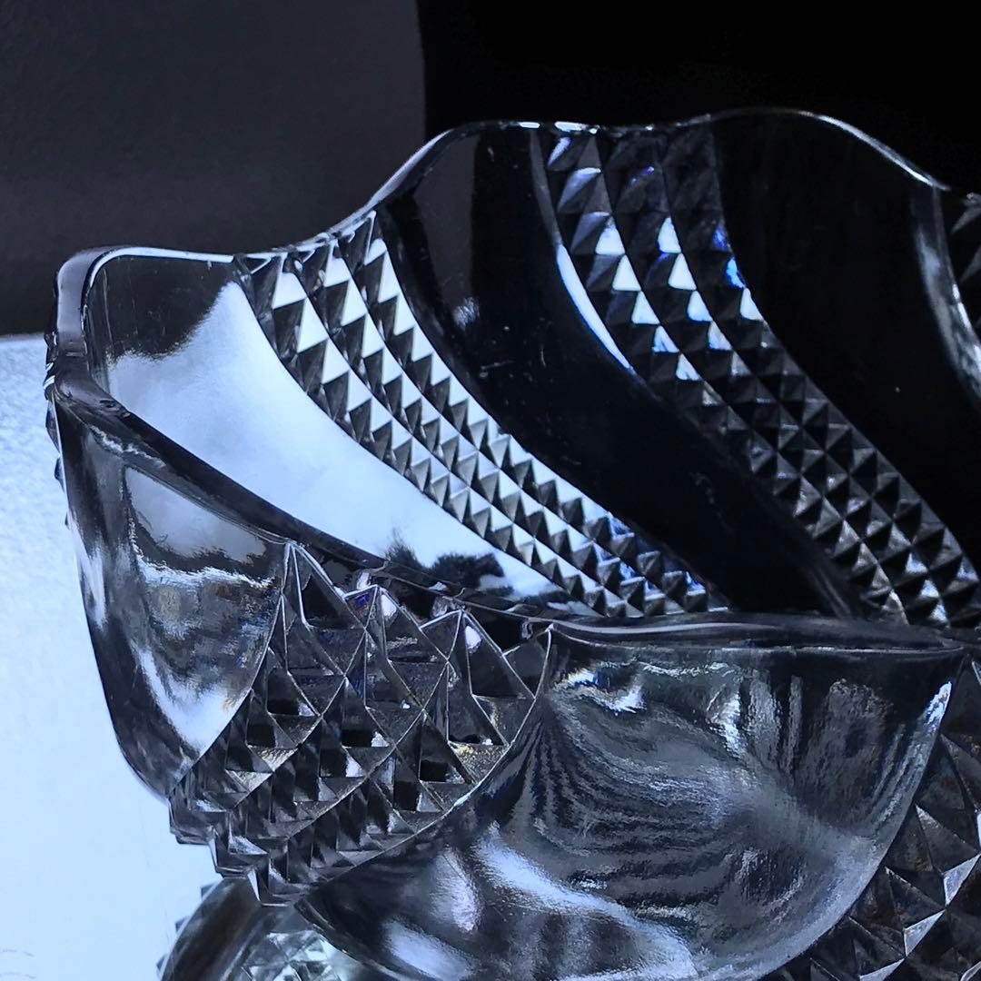 美しいオールドバカラBACCARATセルパンタンSERPENTINEサラダボウル