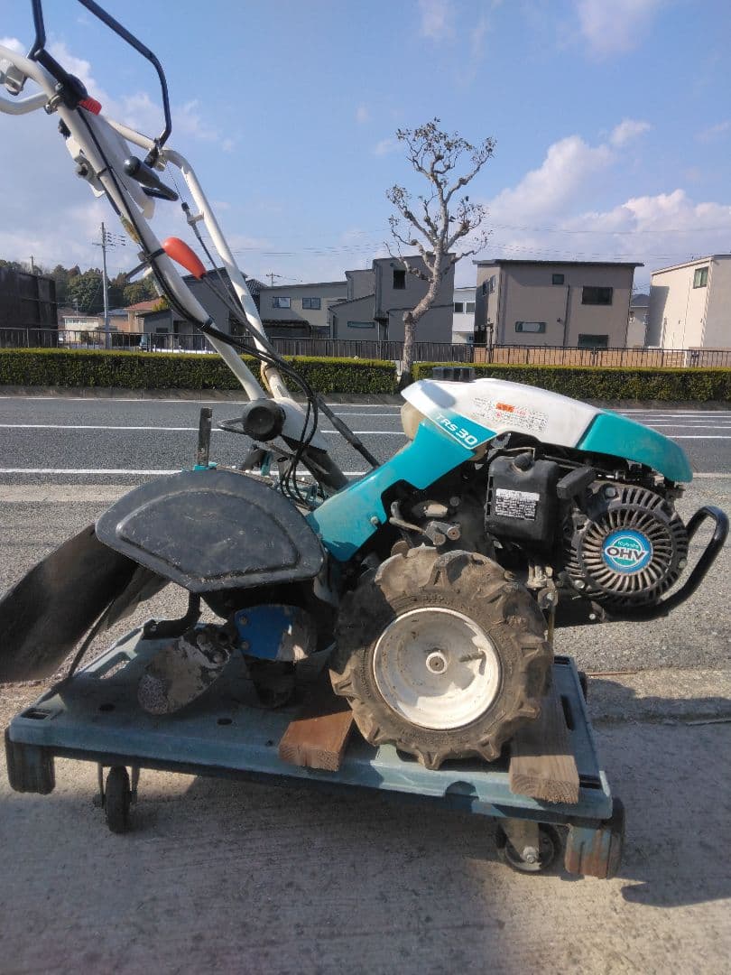 小型耕運機 TRS30 青と白