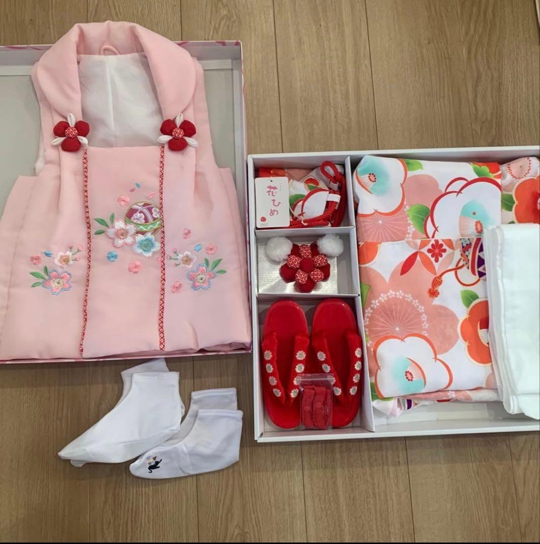 被布セット 京都花ひめ 七五三　３歳