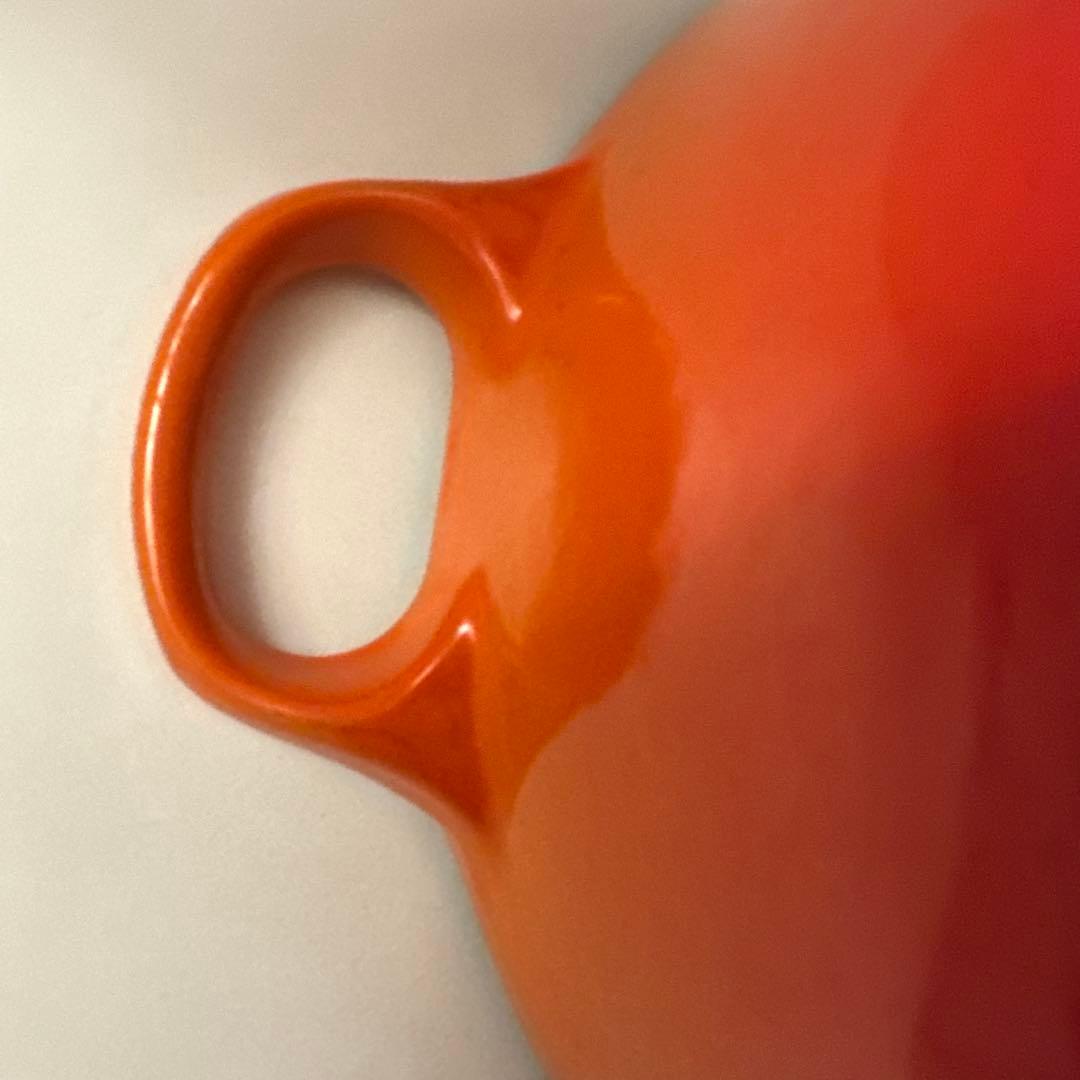 LE CREUSET オレンジ 両手鍋 20cm
