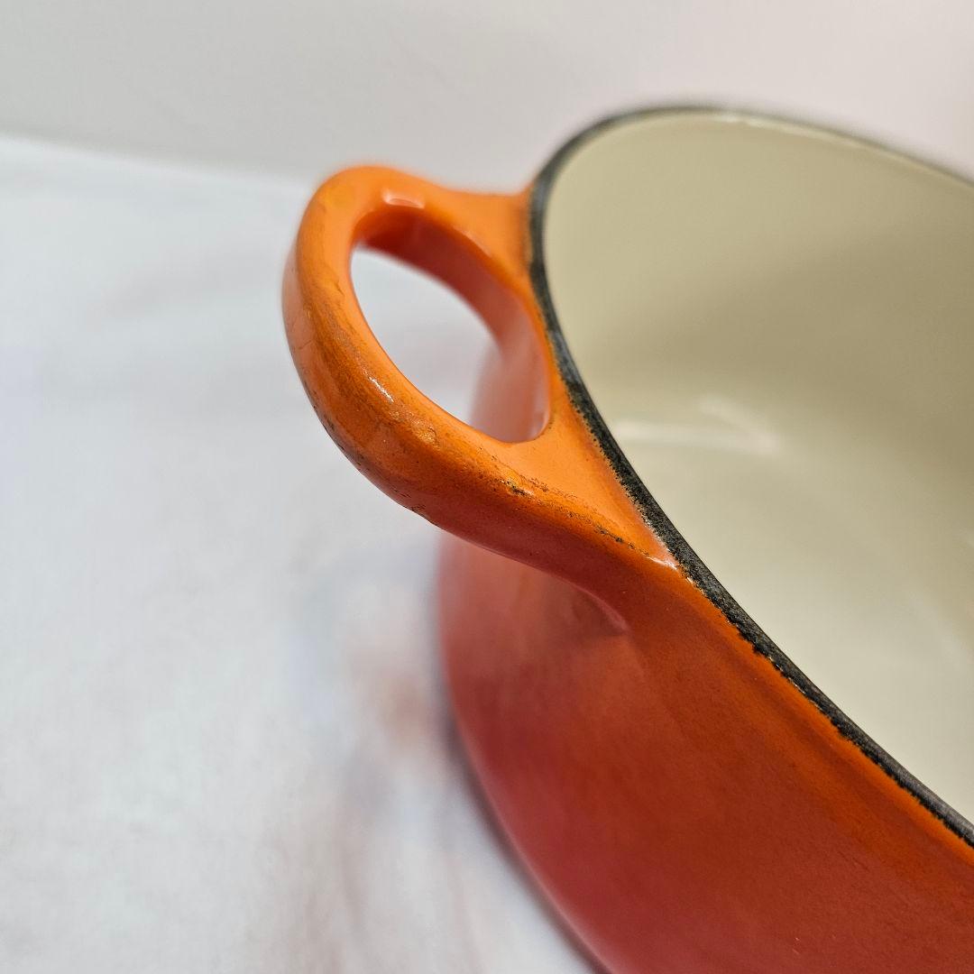 Le Creuset ル・クルーゼ 両手鍋 20CM オレンジ