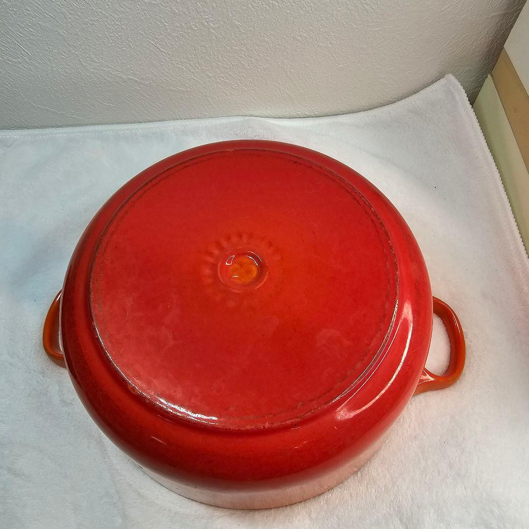 Le Creuset ル・クルーゼ 両手鍋 20CM オレンジ