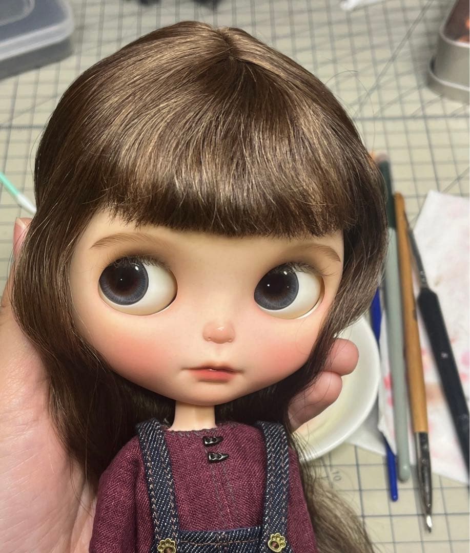 カスタムブライス 海外作家様 人形 ナチュラルメイク かわいい 自然 フルセット