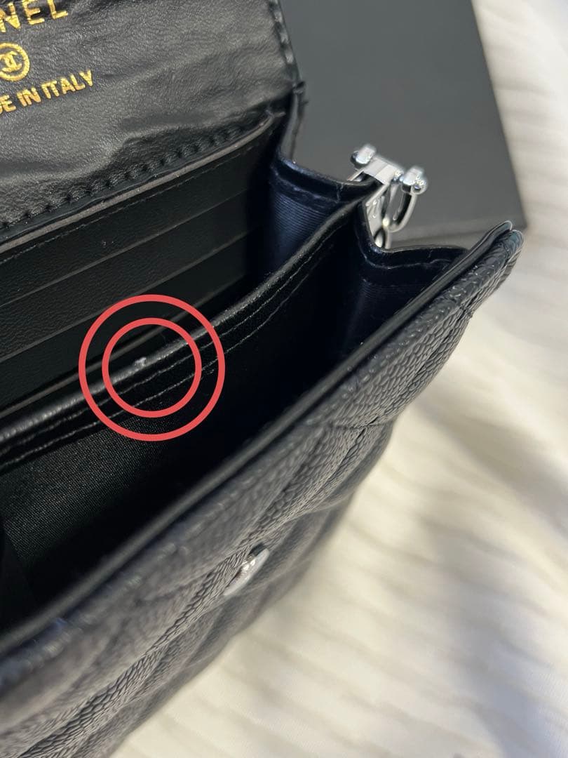 J*●様 CHANEL ブラック キルティングポーチ　ノベルティ