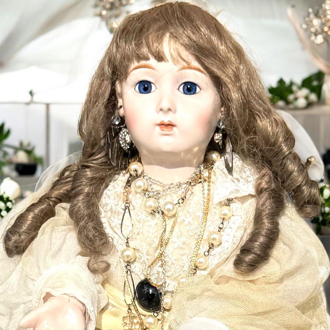 miyantan ビスクドール ロングフェイス ジュモー 結婚式 恋 花嫁