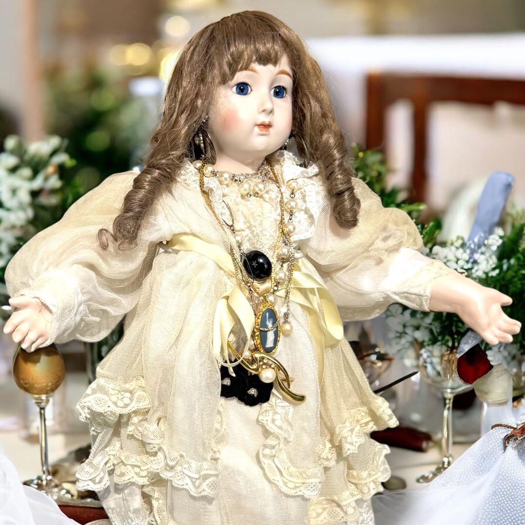 miyantan ビスクドール ロングフェイス ジュモー 結婚式 恋 花嫁