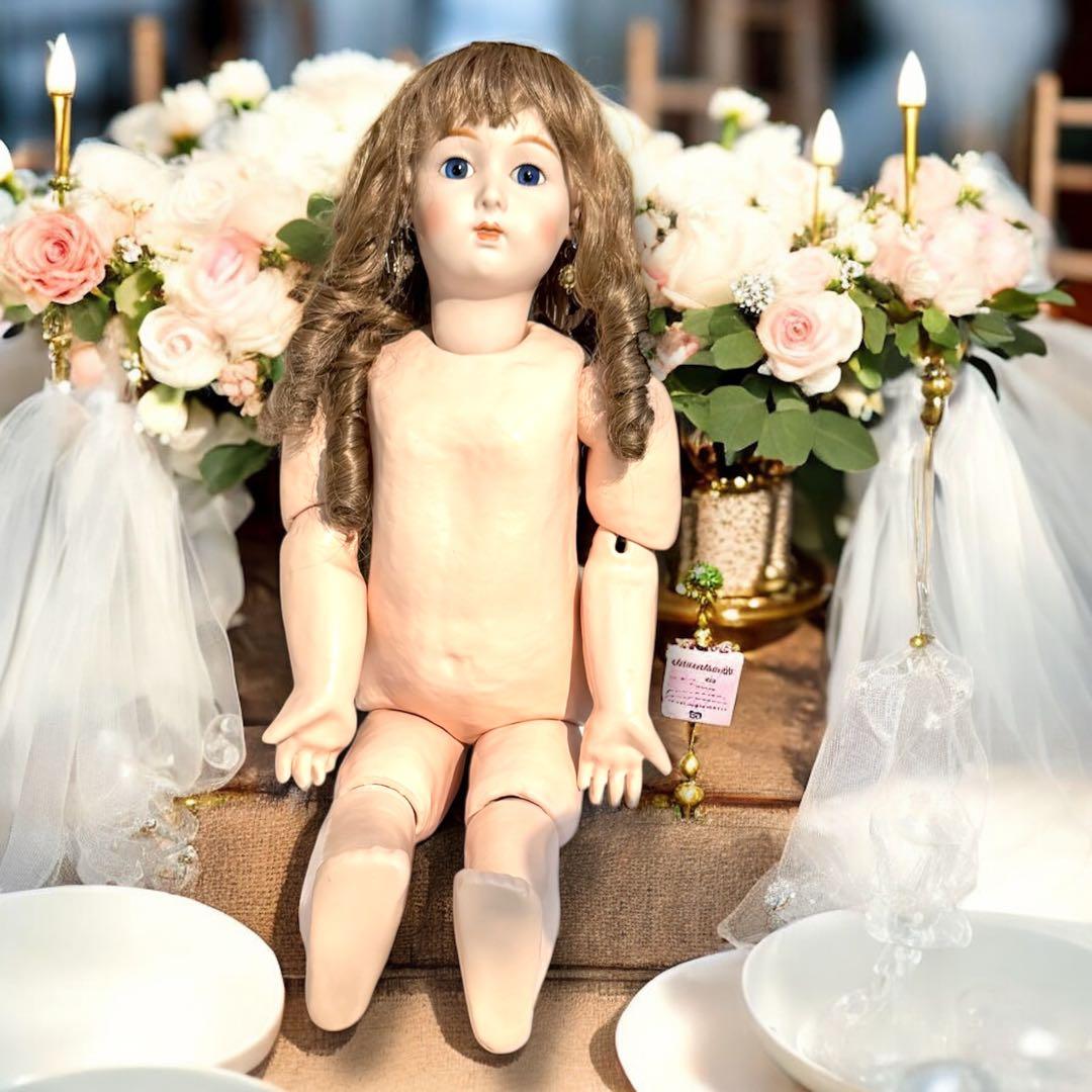 miyantan ビスクドール ロングフェイス ジュモー 結婚式 恋 花嫁