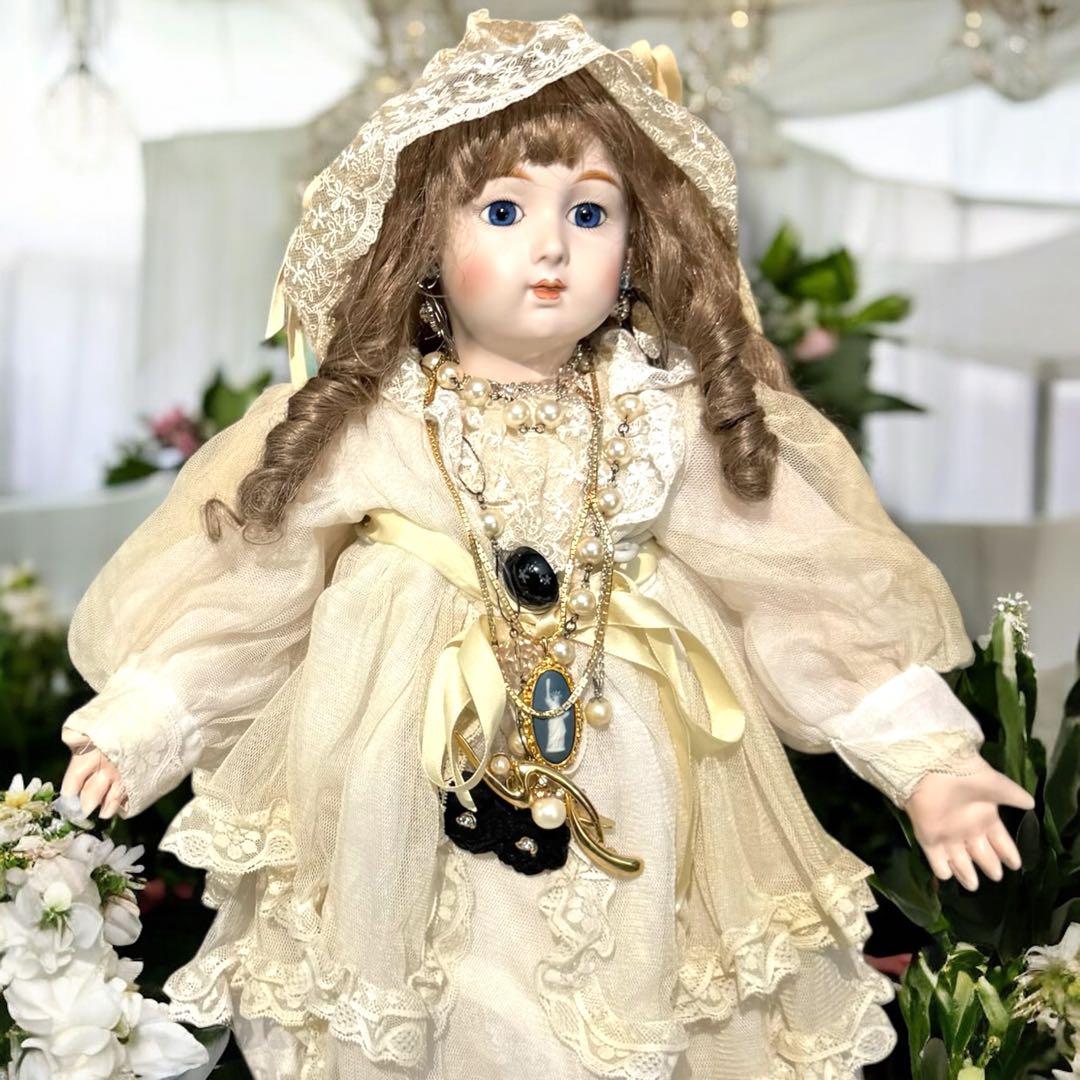 miyantan ビスクドール ロングフェイス ジュモー 結婚式 恋 花嫁