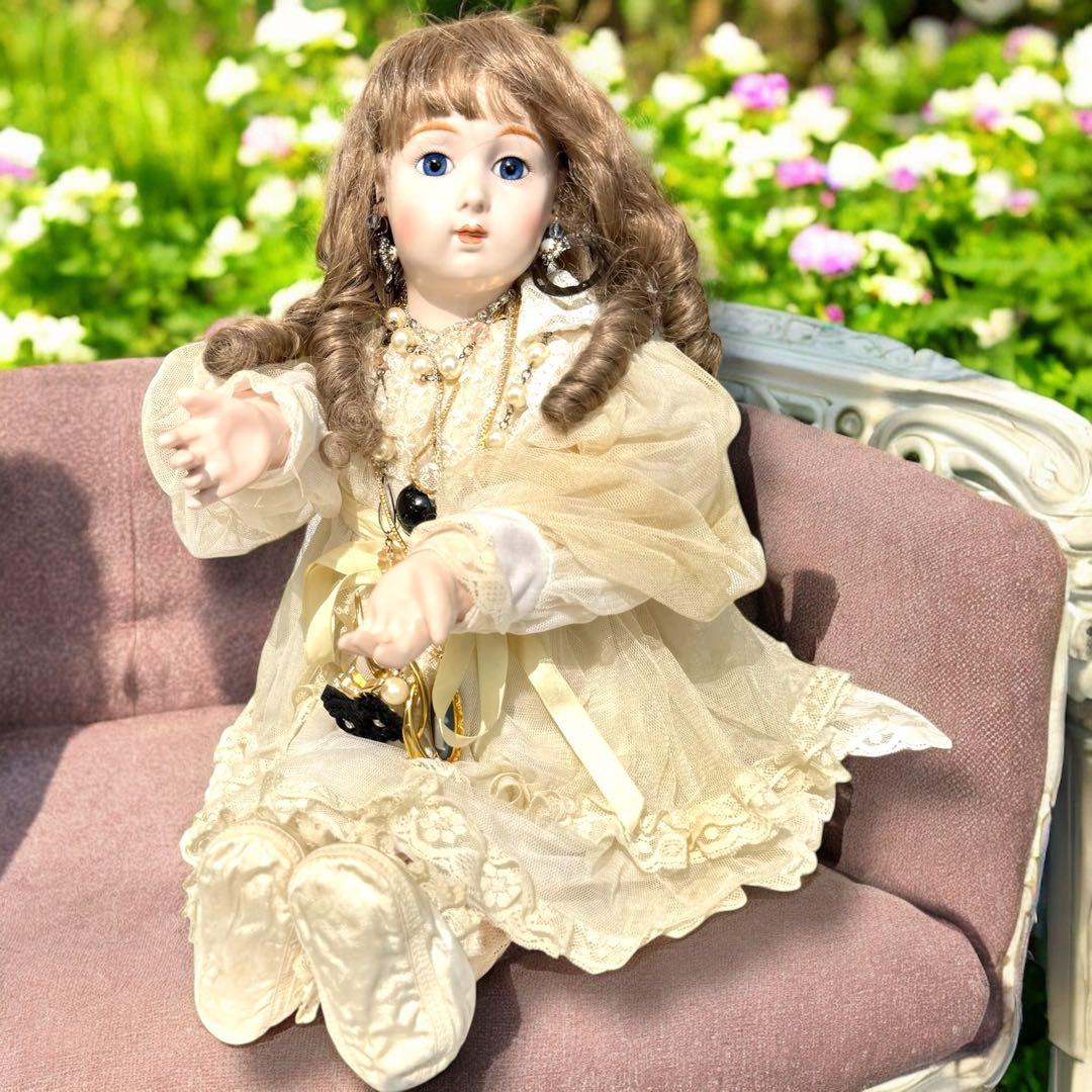 miyantan ビスクドール ロングフェイス ジュモー 結婚式 恋 花嫁