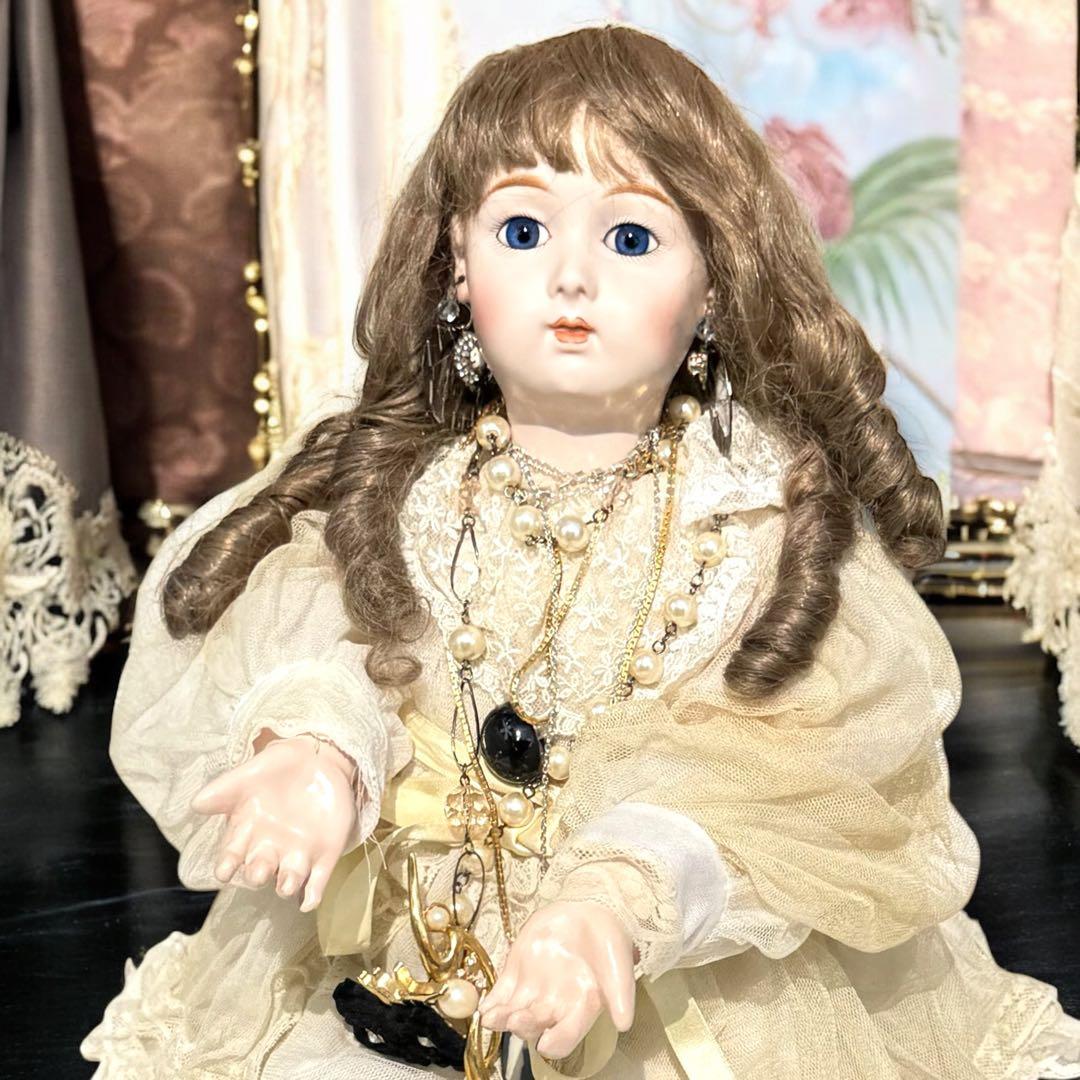 miyantan ビスクドール ロングフェイス ジュモー 結婚式 恋 花嫁