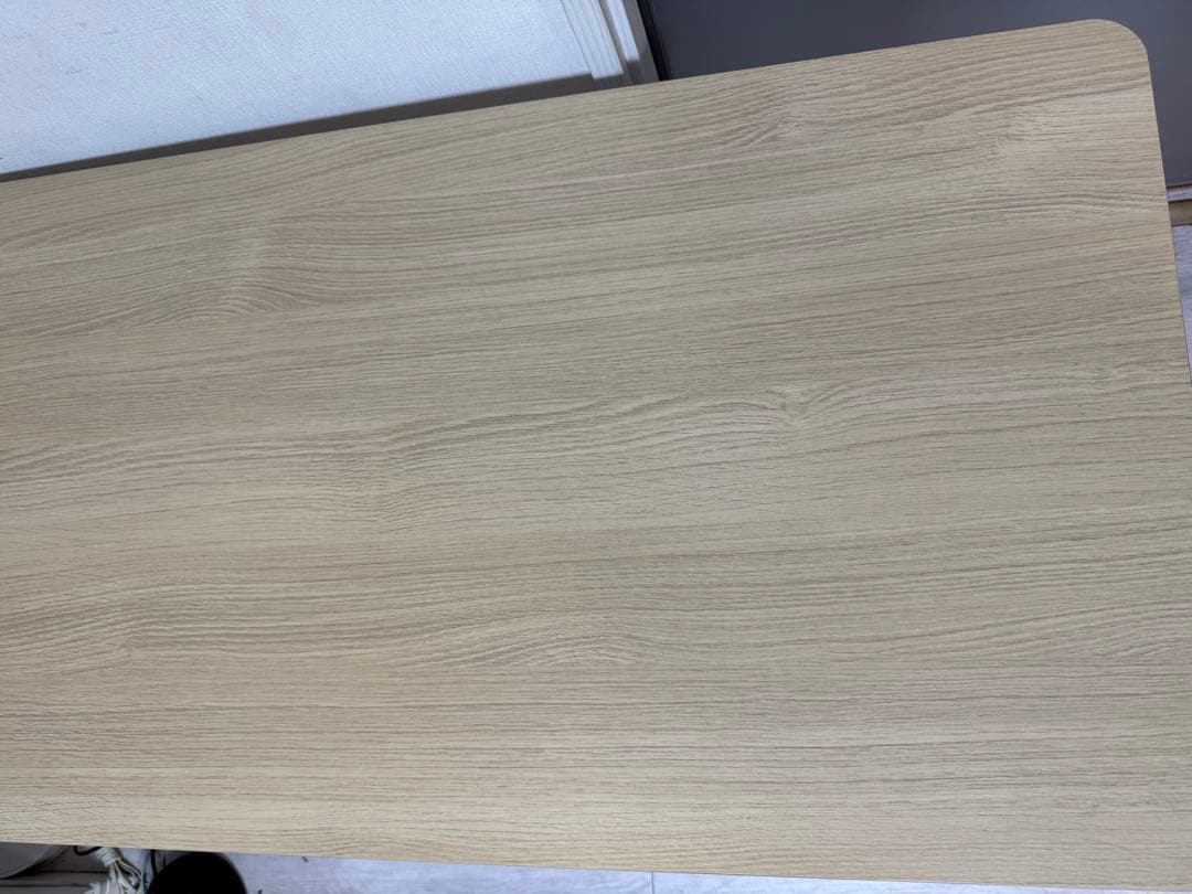 美品 パソコンデスク 机 デスク 木製 収納 テーブル 学習机 引き出し2つ