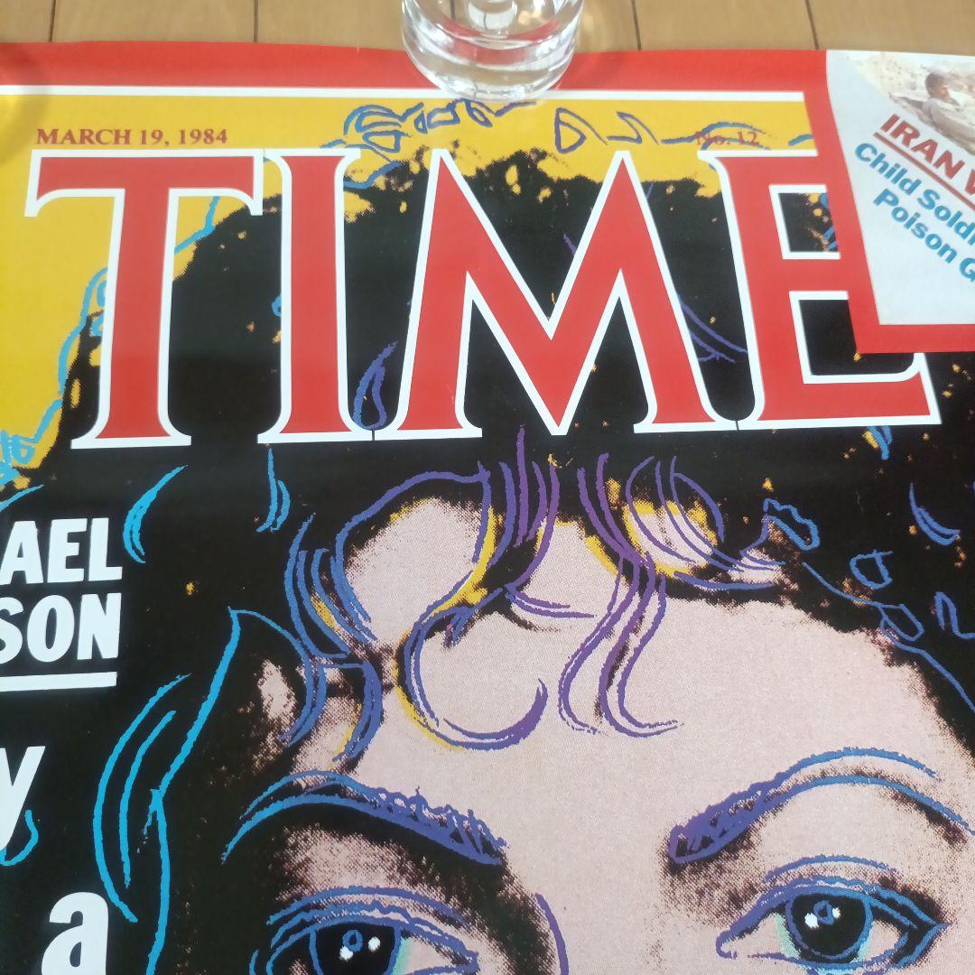 MICHAEL JACKSON 1984 TIME ポスター プロモーション用 - メルカリ