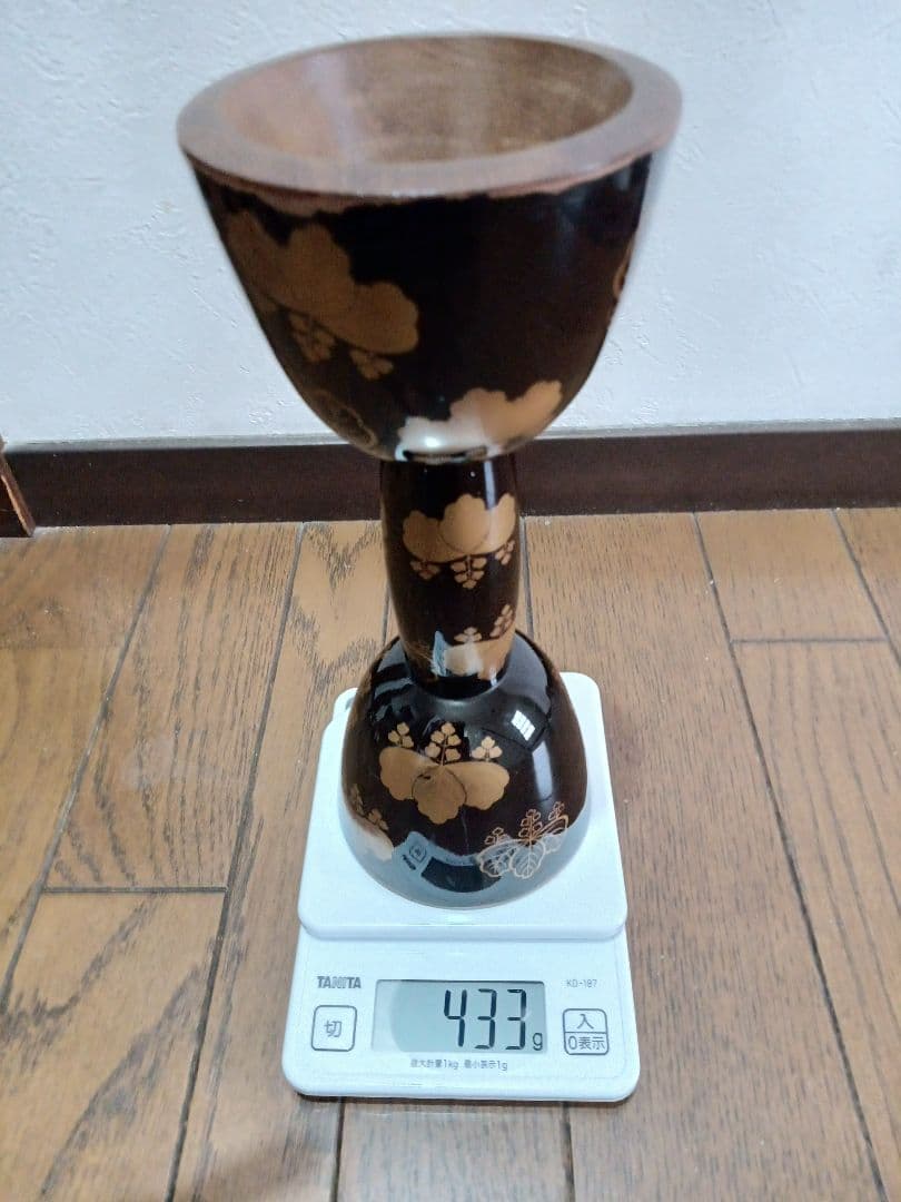 和楽器 小鼓の胴 裏カンナ目(むかでカンナ目)