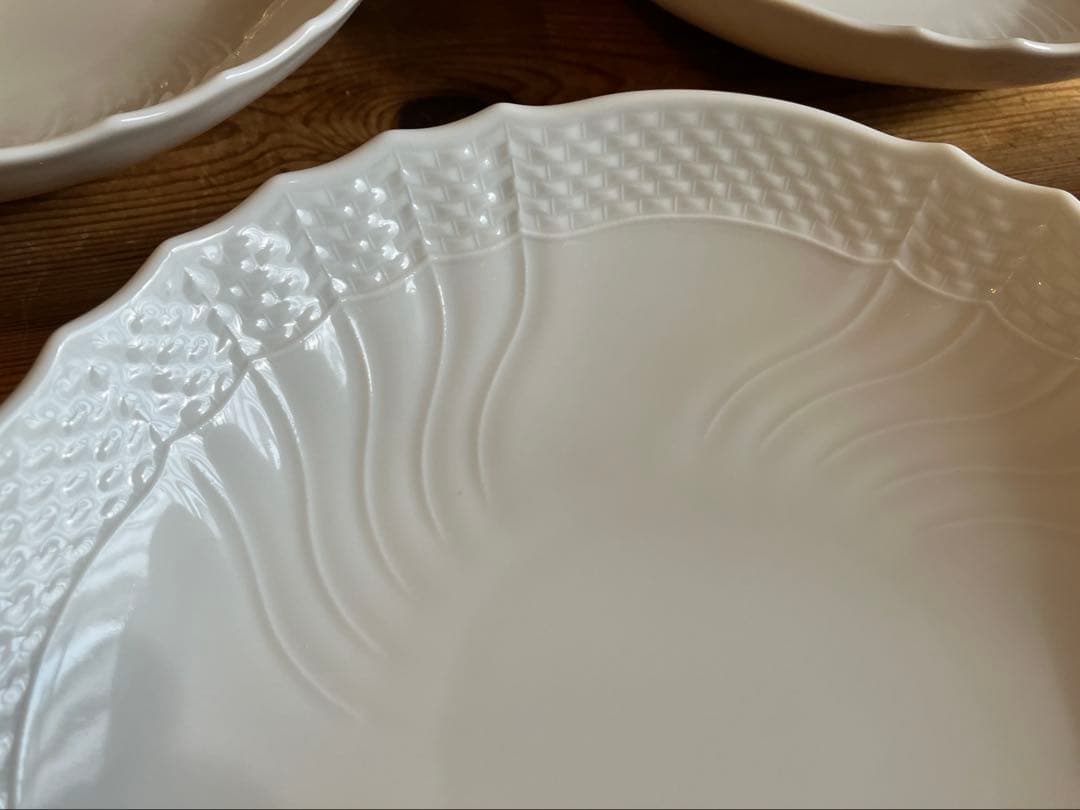 ジノリ　ベッキオホワイト　21ラウンド深皿×5