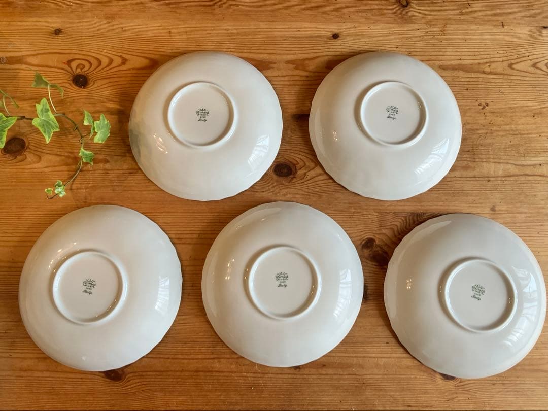 ジノリ　ベッキオホワイト　21ラウンド深皿×5