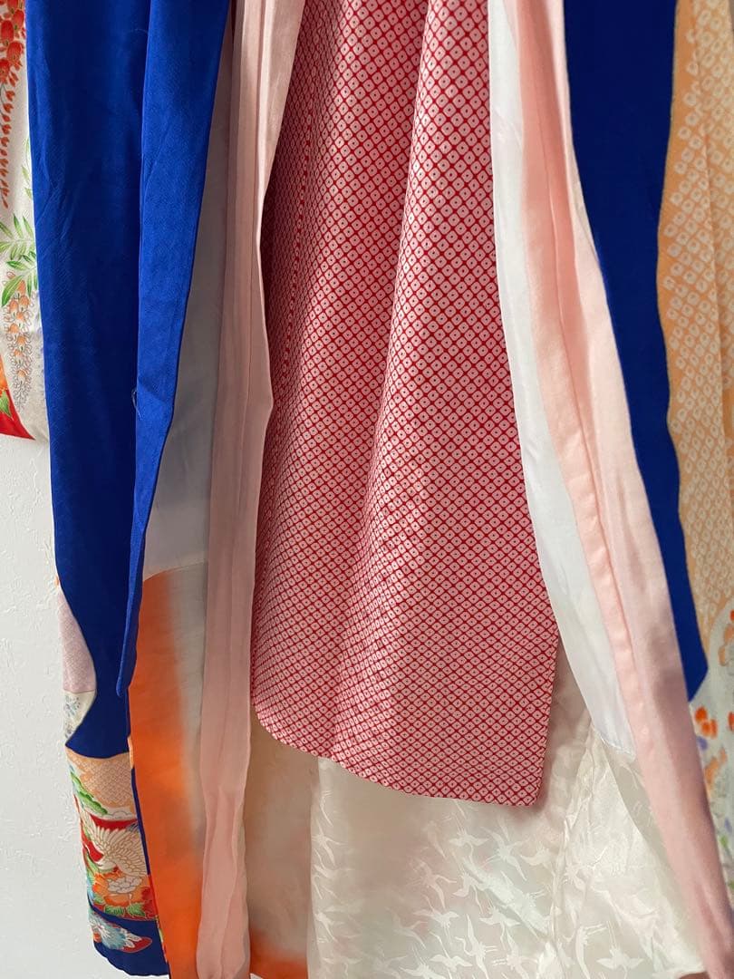 七五三　7歳　正絹お着物セット　作り帯