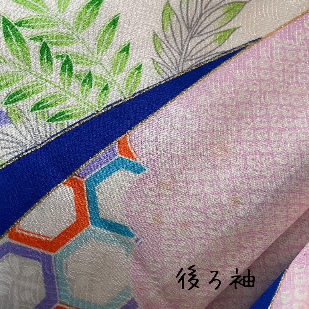 七五三　7歳　正絹お着物セット　作り帯