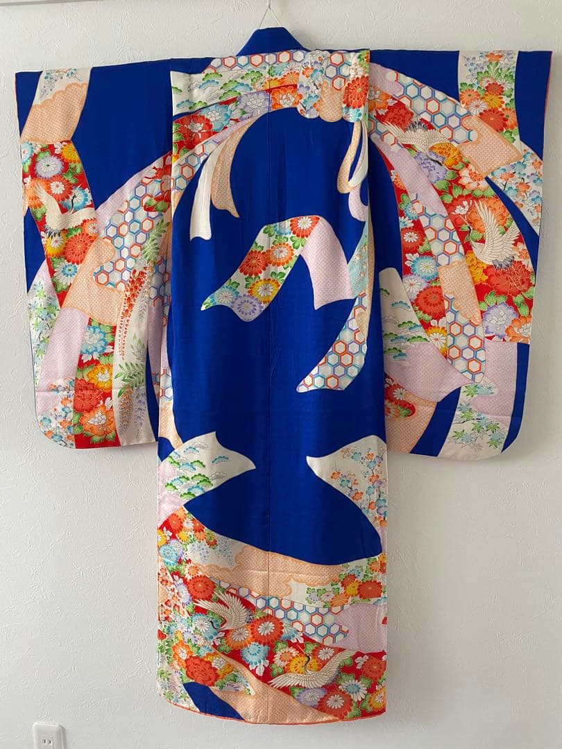 七五三　7歳　正絹お着物セット　作り帯