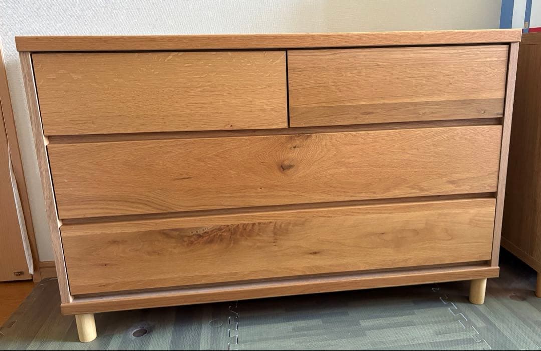 日本製 OCTA オクタ ローチェスト 幅110センチ 北欧調