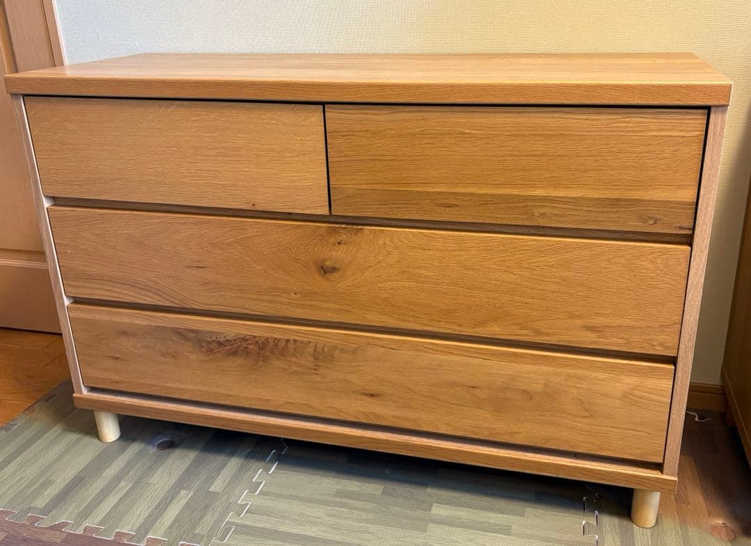 日本製 OCTA オクタ ローチェスト 幅110センチ 北欧調