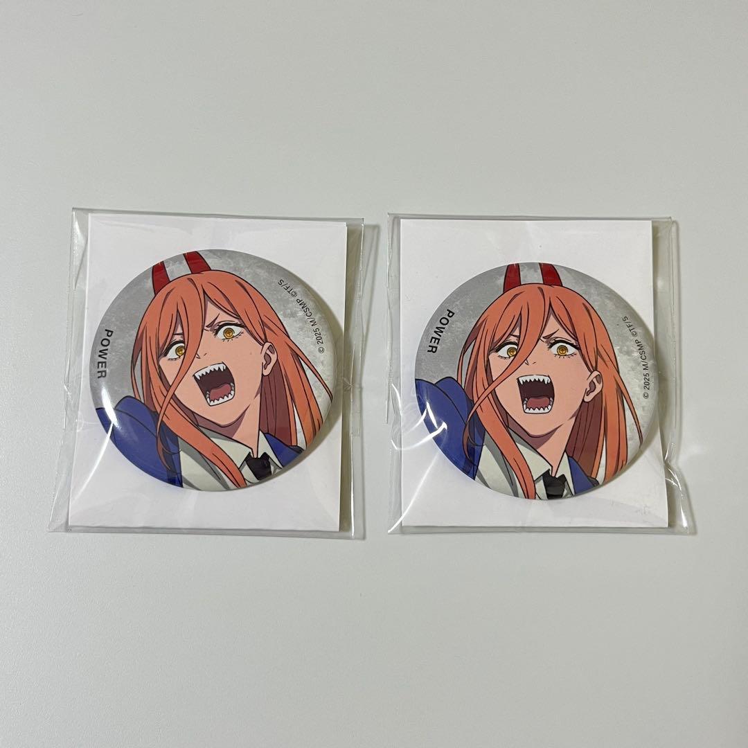 2点セット チェンソーマン パワー 缶バッジ ベースヤードトーキョー